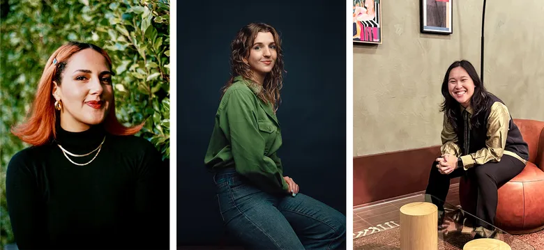 Right to left Litia Tuiburelevu Eva Trebilco and Joye Wong 09 Sep25 IPI Placement