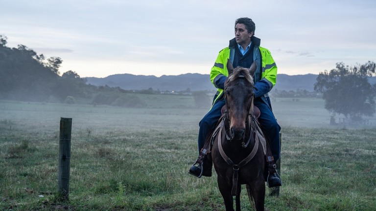 Cliff Curits on a horse in Muru