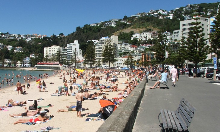 Oriental Bay, Wellington, North Island