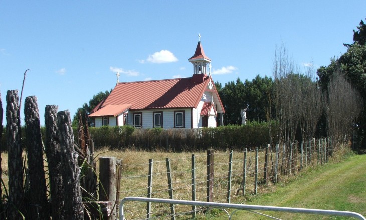 Church near Rata, Manawatu-Wanganui, North Island