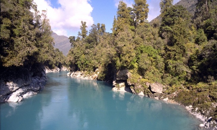 River near Hokitika, West Coast, South Island