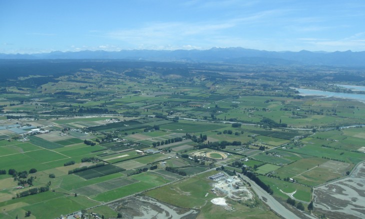 Farmland south of Nelson, South Island