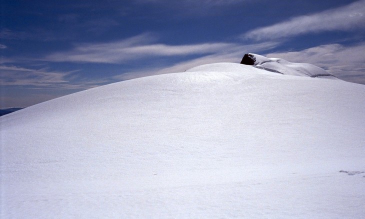 Snowy mountain peak, South Island