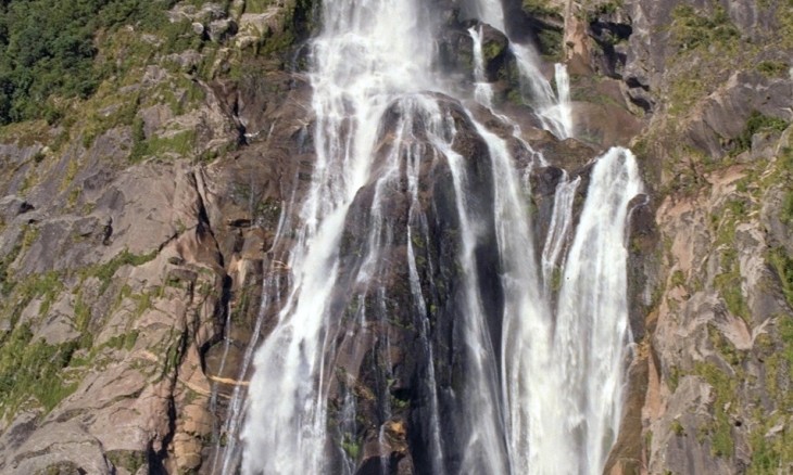 Bowen Falls at Milford Sound, Southland, South Island