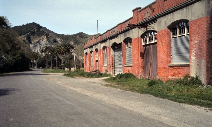 Derelict Factory at Tokomaru Bay, East Cape, North Island