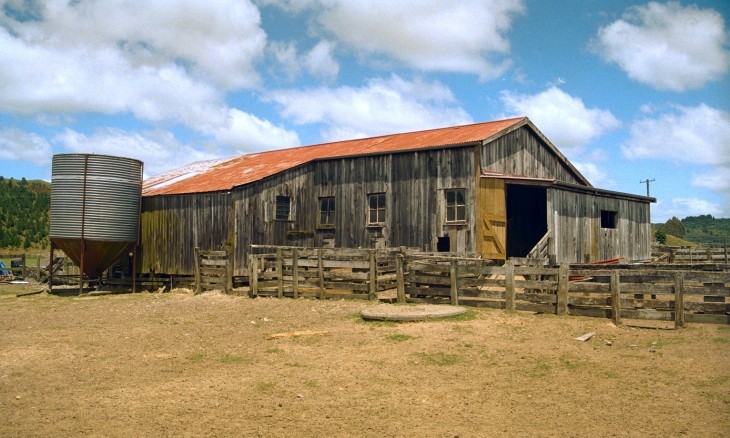 Barn near Taumaranui, Manawatu-Wanganui, North Island