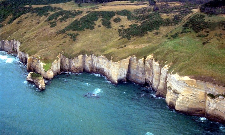 White cliffs, Otago, South Island