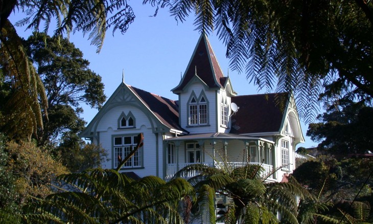 Farmhouse near New Plymouth, Taranaki, North Island