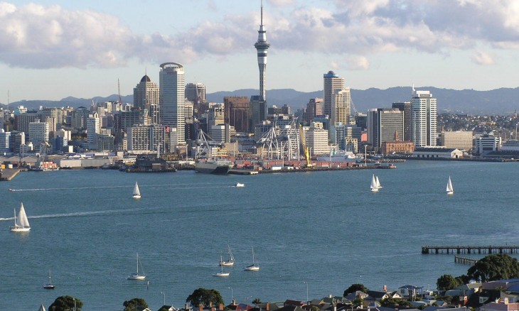 Auckland City from Devonport, Auckland, North Island