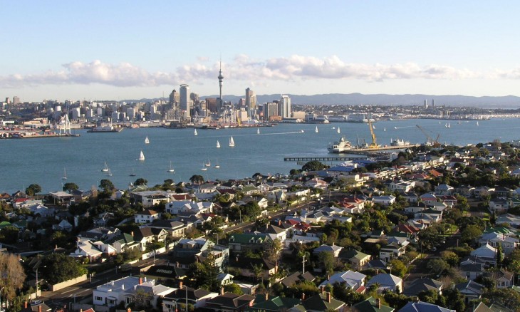 Auckland City from Devonport, Auckland, North Island