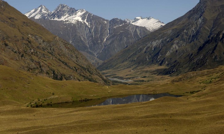 Small lake near Wanaka, Otago, South Island