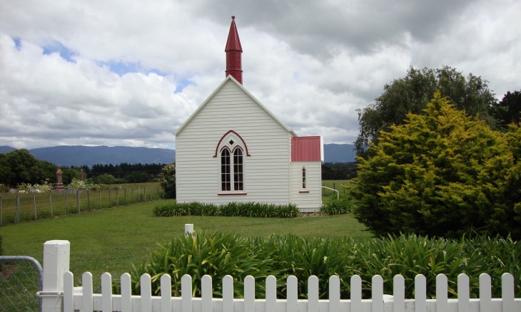 Burnside Church, Wairarapa, North Island