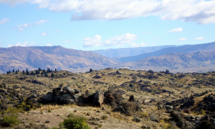 Landscape near Alexandra, Otago, South Island