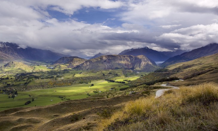 Landscape near Queenstown, South Island