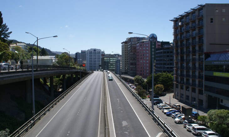 Wellington motorway, North Island