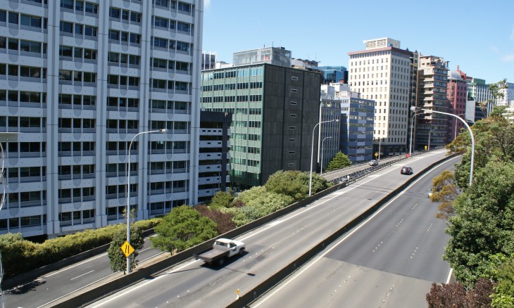 Wellington motorway, North Island