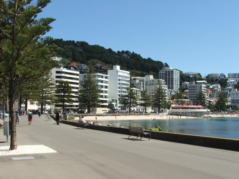 Oriental Bay, Wellington, North Island