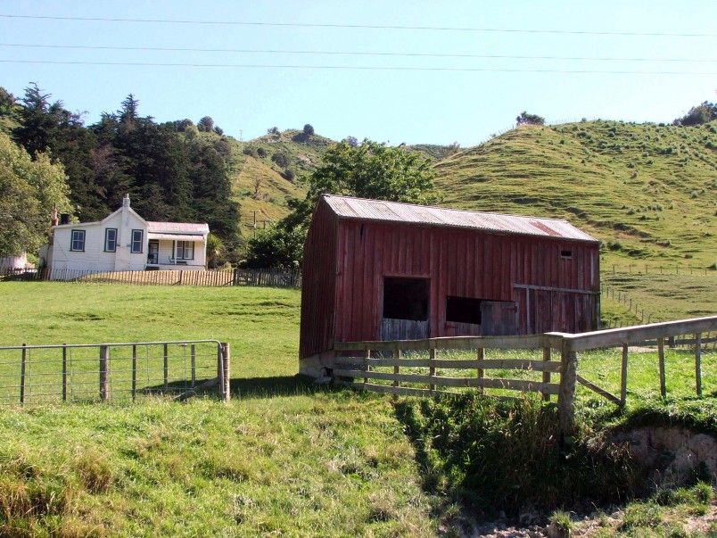 Farm near Mangaweka, Manawatu-Wanganui, North Island