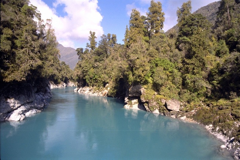 River near Hokitika, West Coast, South Island