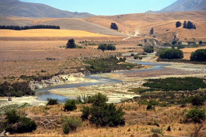 River near Alexandra, Otago, South Island