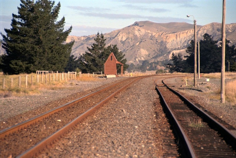 Railway lines, Kaikoura, South Island