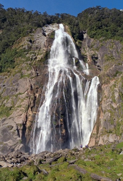 Bowen Falls at Milford Sound, Southland, South Island