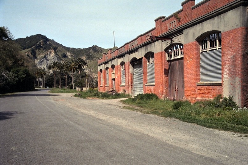 Derelict Factory at Tokomaru Bay, East Cape, North Island