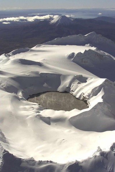 Mt Ruapehu & Mt Ngaurahoe, Central Plateau, North Island
