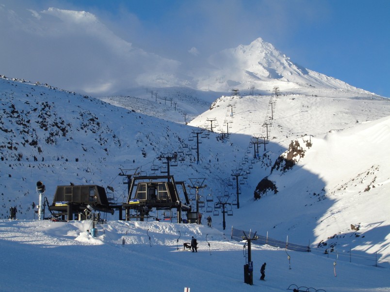 Turoa Skifield, Mt Ruapehu, North Island