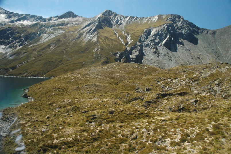 Mountain lake near Queenstown, South Island