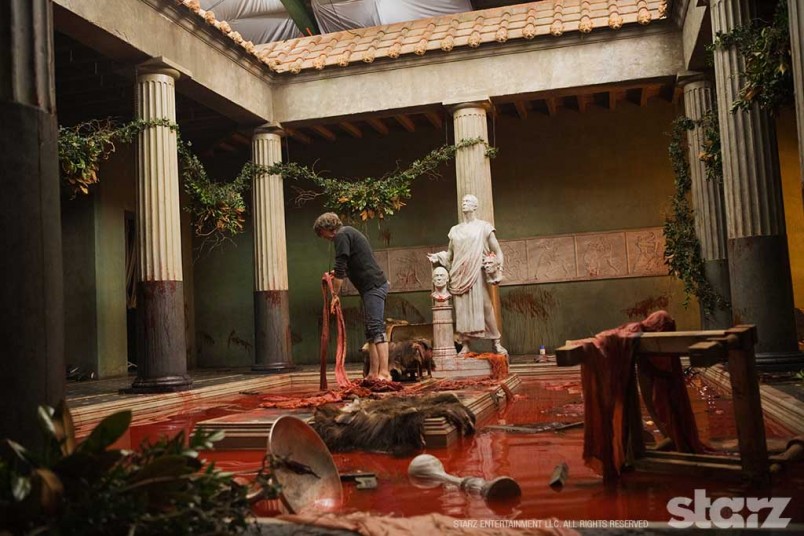 Art Director Mark Grenfell dresses Villa Batiatus