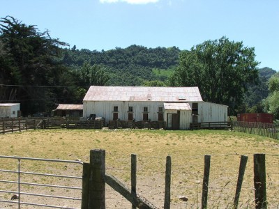Farm buildings, Manawatu-Wanganui, North Island
