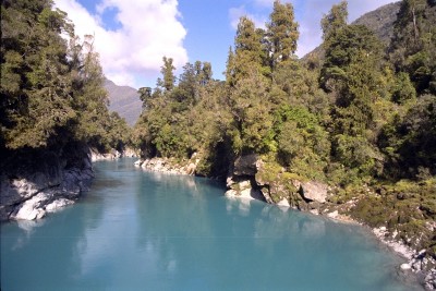 River near Hokitika, West Coast, South Island