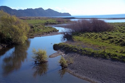 Waioeka River at Opotiki, Bay of Plenty, North Island