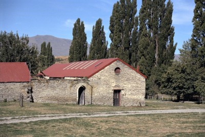 Historic stables near Arrowtown, Otago, South Island