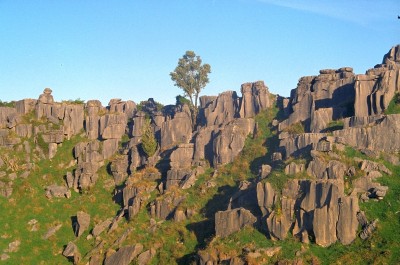 Rock formations near Waitomo, Waikato, North Island