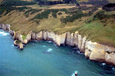 White cliffs, Otago, South Island