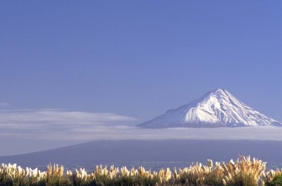 Mt Taranaki from the south, Taranaki, North Island