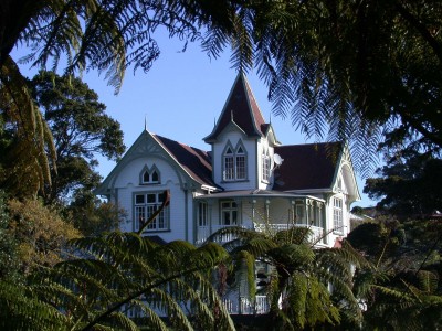 Farmhouse near New Plymouth, Taranaki, North Island