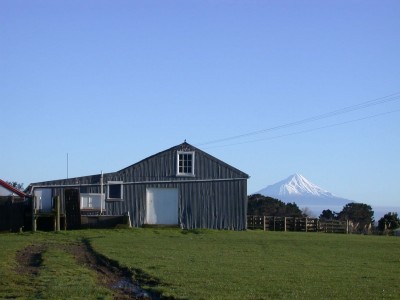 Barn near Hawera, Taranaki, North Island