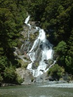 Fantail Falls, Haast pass, South Island