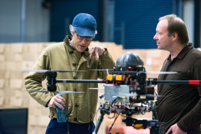 Patrick Loungway (Ghost in the Shell 2nd Unit DP) tests a drone at Callaghan Innovation